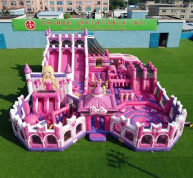 GF3-451 Parque Inflável com Tema Barbie