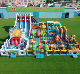 GF3-458 Parque Inflável Tema Ursos Boonie