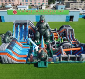 GF3-468 Parque Inflável com Tema Godzilla