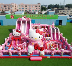 GF3-469 Parque Inflável Tema Hello Kitty