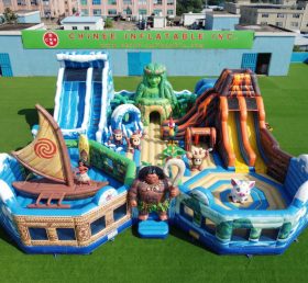 GF3-479 Parque Inflável com Tema Moana