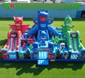 GF3-485 Parque Inflável com Tema PJ Masks