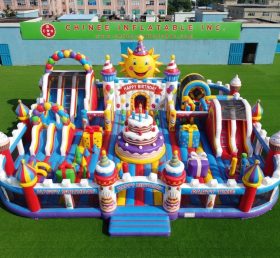 GF3-517 Parque Inflável com Tema de Aniversário