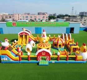 GF3-519 Parque Inflável com Tema de Galinha