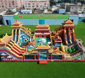 GF3-520 Parque Inflável com Tema Estilo Chinês