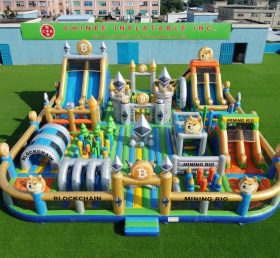 GF3-524 Parque Inflável com Tema de Criptomoeda