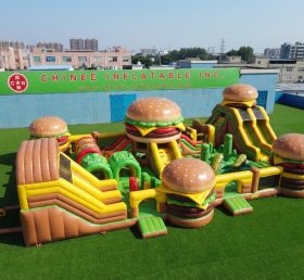 GF3-535 Parque Inflável com Tema de Hambúrguer