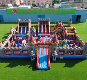 GF3-540 Parque Inflável com Tema de Cavaleiro