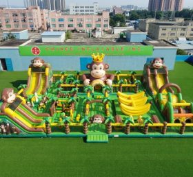 GF3-546 Parque Inflável com Tema de Macaco