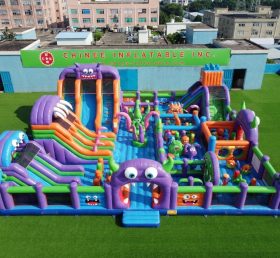 GF3-547 Parque Inflável com Tema de Monstros