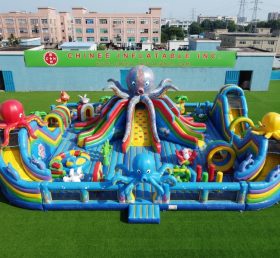 GF3-549 Parque Inflável Tema Polvo
