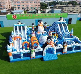 GF3-553 Parque Inflável com Tema de Pinguim