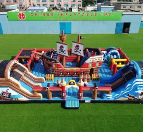 GF3-555 Parque Inflável com Tema de Piratas