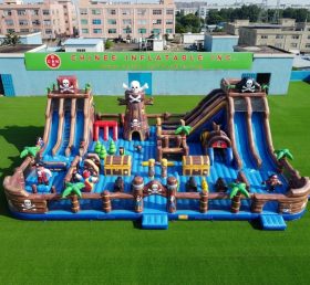 GF3-556 Parque Inflável com Tema de Piratas