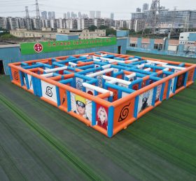 MAZE1-101 Labirinto Inflável com Tema de Naruto