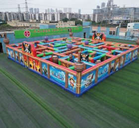 MAZE1-106 Labirinto Inflável com Tema de One Piece
