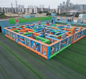 MAZE1-130 Labirinto Inflável Tema Rusty Rivets
