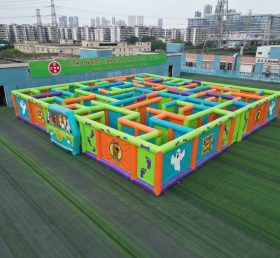MAZE1-131 Labirinto Inflável Temático do Scooby-Doo