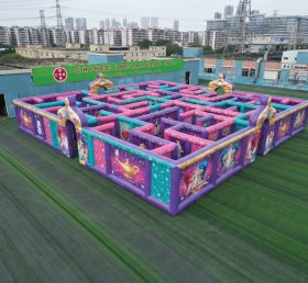 MAZE1-136 Labirinto Inflável com Tema Shimmer & Shine