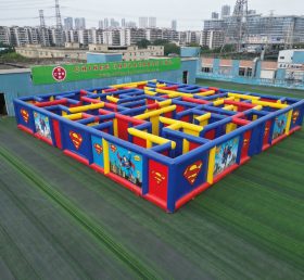 MAZE1-149 Labirinto Inflável com Tema do Superman