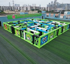 MAZE1-15 Labirinto Inflável Tema Ben 10
