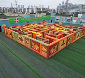 MAZE1-152 Labirinto Inflável com Tema de Ação de Graças