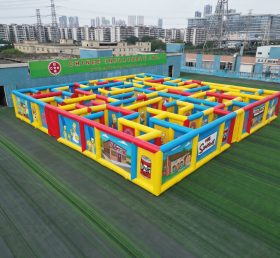MAZE1-158 Labirinto Inflável Temático dos Simpsons
