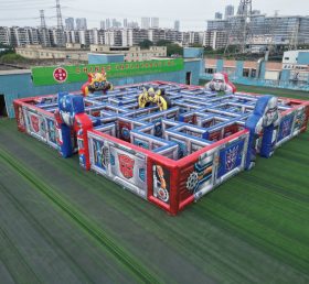 MAZE1-171 Labirinto Inflável com Tema de Transformers