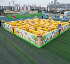MAZE1-178 Labirinto Inflável com Tema do Winnie the Pooh