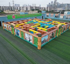 MAZE1-185 Labirinto Inflável com Tema Zootopia