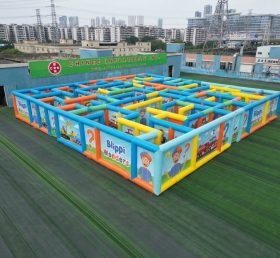 MAZE1-19 Labirinto Inflável Tema Blippi Wonders