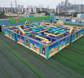 MAZE1-2 Labirinto Inflável com Tema Aladdin