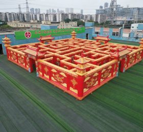MAZE1-30 Labirinto Inflável com Tema Estilo Chinês