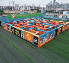 MAZE1-47 Labirinto Inflável Tema Dragon Ball