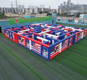 MAZE1-5 Labirinto Inflável com Tema Estilo Americano