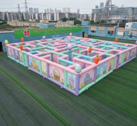 MAZE1-50 Labirinto Inflável com Tema de Páscoa