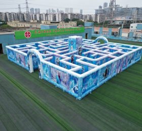 MAZE1-61 Labirinto Inflável Tema Frozen