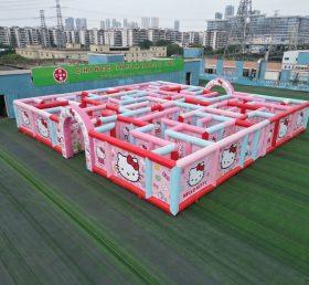 MAZE1-70 Labirinto Inflável com Tema Hello Kitty