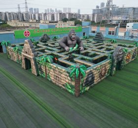 MAZE1-78 Labirinto Inflável Tema King Kong