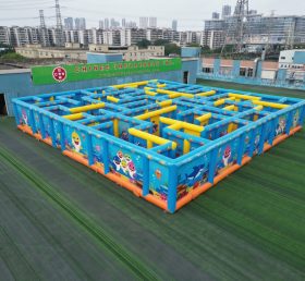 MAZE1-8 Labirinto Inflável Tema Baby Shark