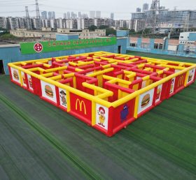 MAZE1-88 Labirinto Inflável com Tema Mcdonald