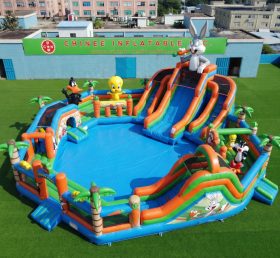 Pool3-757 Parque Aquático com Tema Looney Tunes