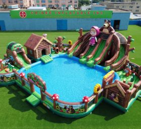 Pool3-758 Parque Aquático Temático Masha e o Urso