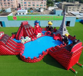 Pool3-760 Parque Aquático com Tema Miraculous Ladybug