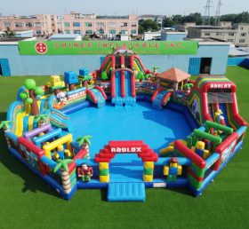 Pool3-772 Parque Aquático com Tema Roblox