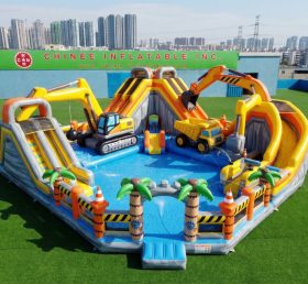 Pool3-802 Parque Aquático com Tema de Escavadeira