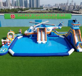 Parque Aquático Temático de Piscina Helicóptero Pool3-806