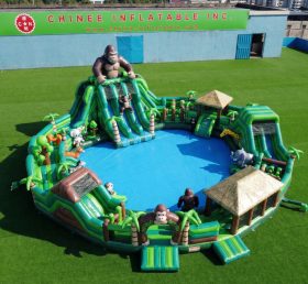 Pool3-809 Parque Aquático com Tema King Kong