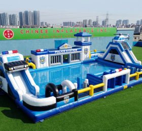 Pool3-819 Parque Aquático com Tema de Delegacia de Polícia