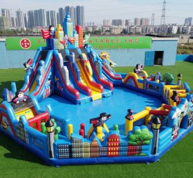 Pool3-827 Parque Aquático com Tema de Super-herói